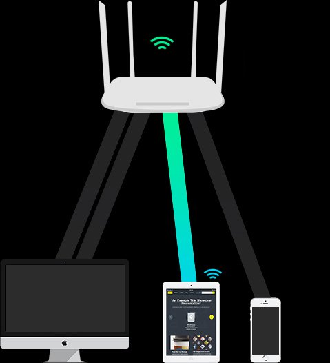 TENDA AC10 AC1200 Smart Dual-Band Gigabit WiFi Router