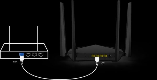 TENDA AC10 AC1200 Smart Dual-Band Gigabit WiFi Router