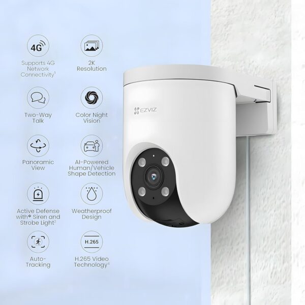 Ezviz H8c (3MP, POE) Pan & Tilt 4G Camera