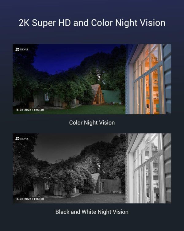 Ezviz CB8-3MP Battery Powered Pan & Tilt Wifi Camera