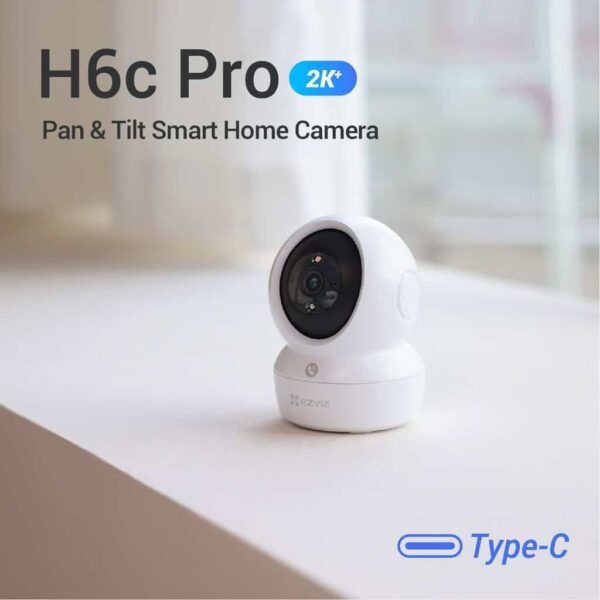 Ezviz H6c Pro 4MP - Pan & Tilt Smart Home Wifi Camera